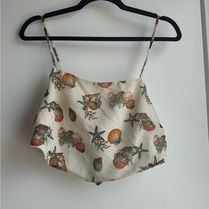 Urban Outfitters Seashell Spaghetti Strap Top